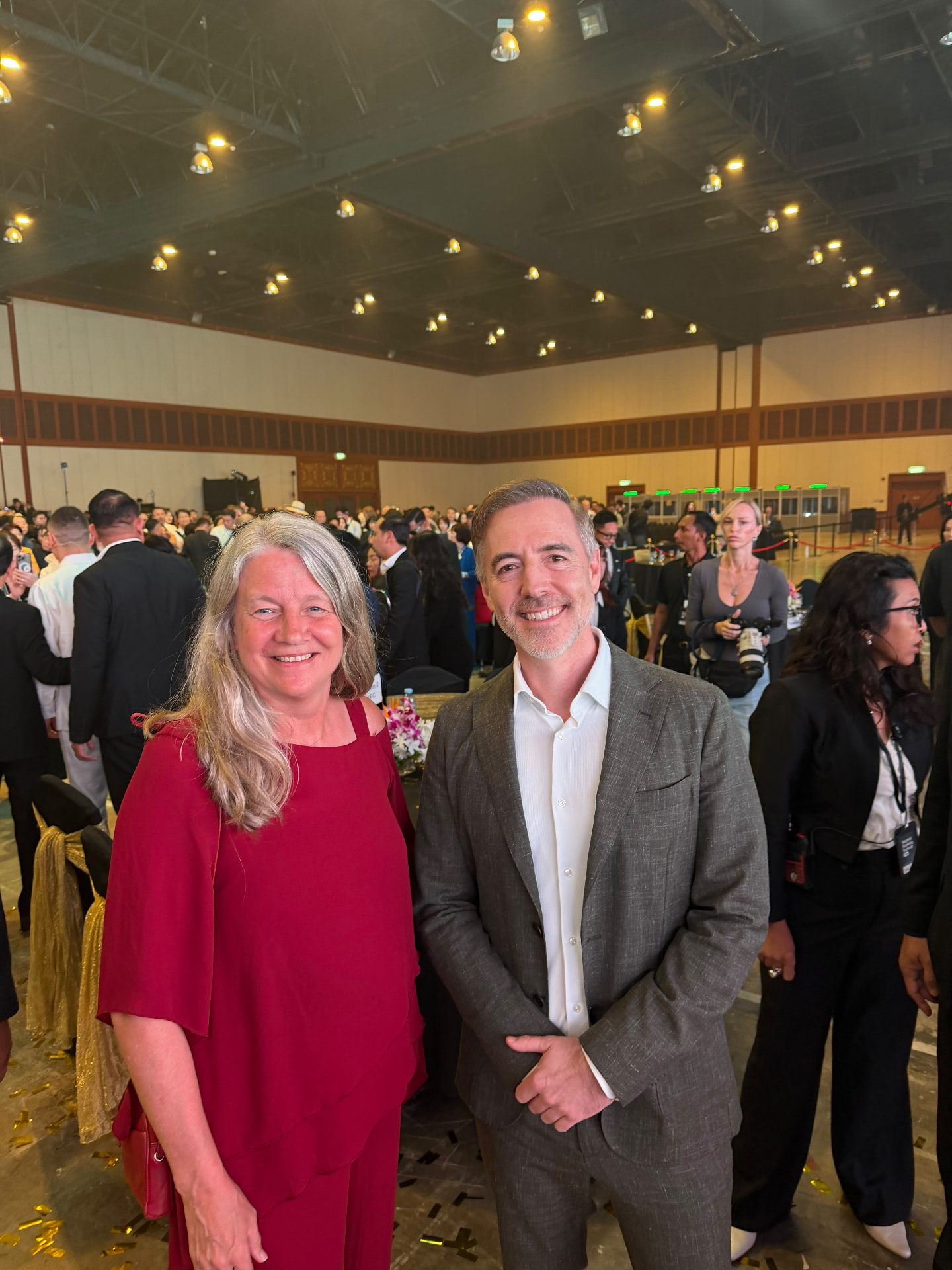 Annemarie and Reeve Collins at Beyond Banking summit 2026